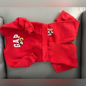 Gap mickey sweat suit